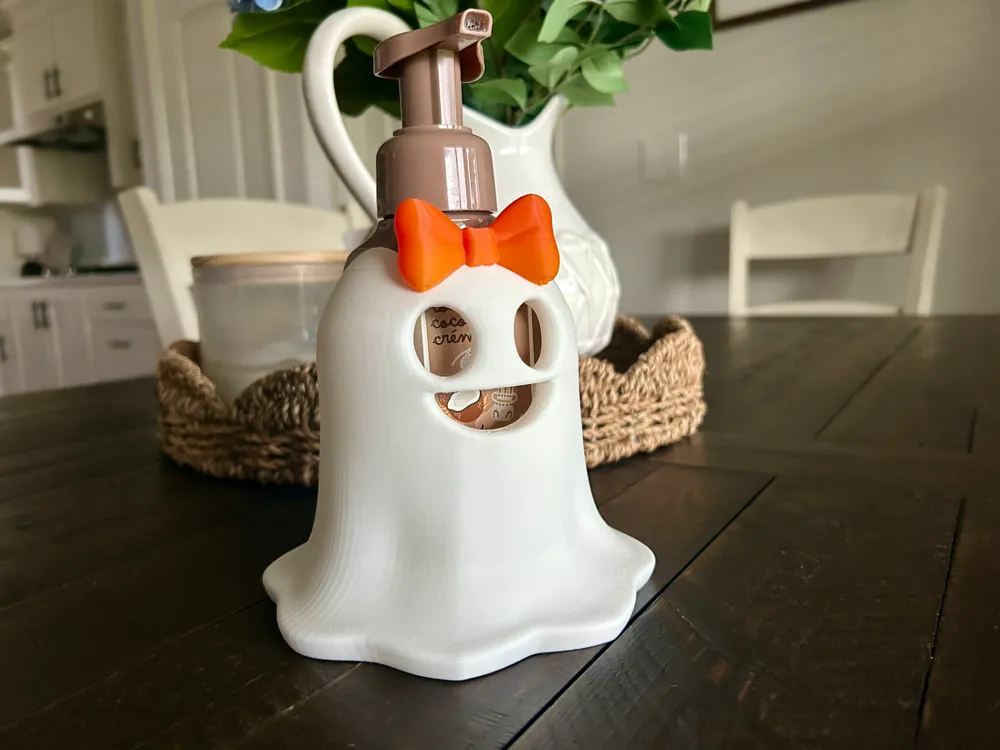 Bow-Tie Ghost Halloween Soap Holder